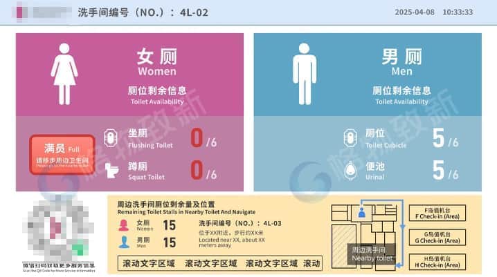 简约版信息引导屏